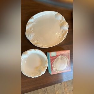 Serving set for seafood